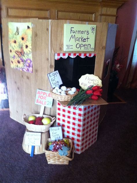 farmers market cardboard boxes